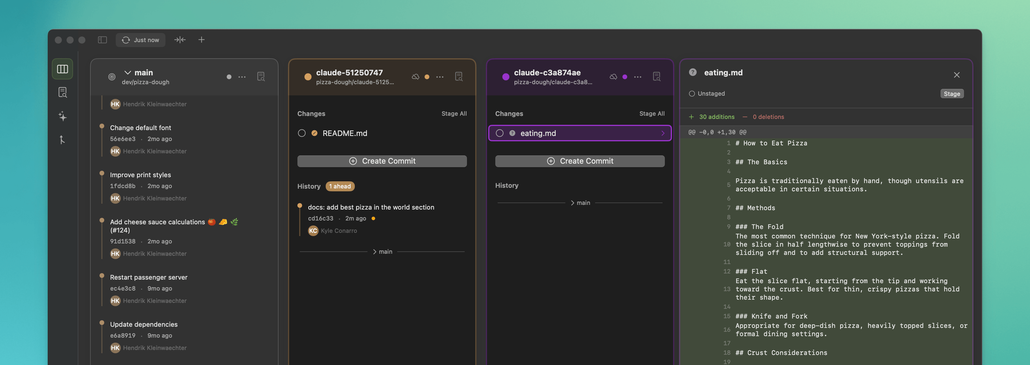 Git Canopy app screenshot